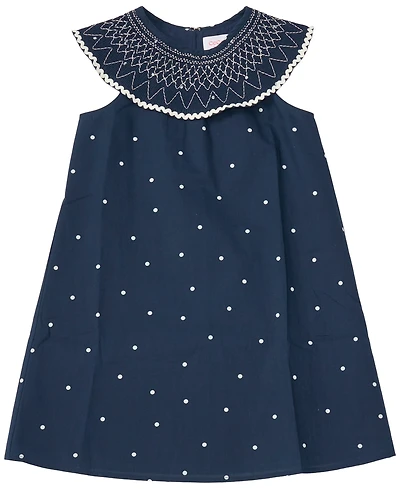 Cece Girls/Bernard Chaus Inc Girls' 7-16 Smocked Collar Mini Dress