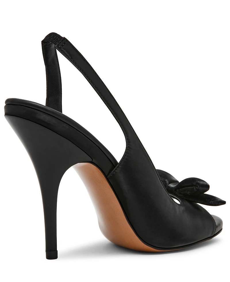 Steve Madden Women's Flounce Slingback Bow Dress Sandals