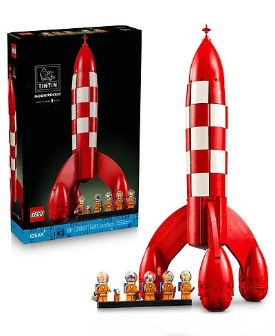 Lego Ideas Tintin Moon Rocket Building Set 21367, 1283 Pieces