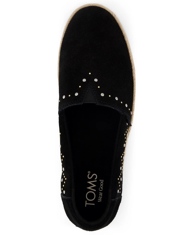 Toms Women's Valencia Platform Espadrille Slip-On Shoes