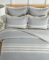 Levtex Home Hawthorn Stripes Cotton 2-Piece Sham Set, European