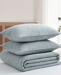 Levtex Home Pick-Stitch Artisan Textured 3-Piece Quilt Set