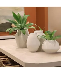 Dovetail Furniture, Leander Cement Outdoor Vase