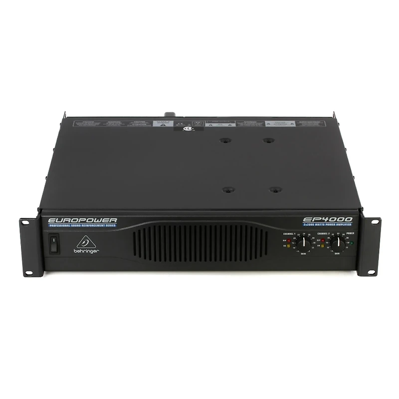 Behringer EP4000 4000W Professional Stereo Power Amplifier with Xlr Microphone Cable