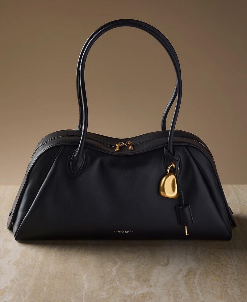 Donna Karan New York Leather Extra-Large Shoulder Handbag