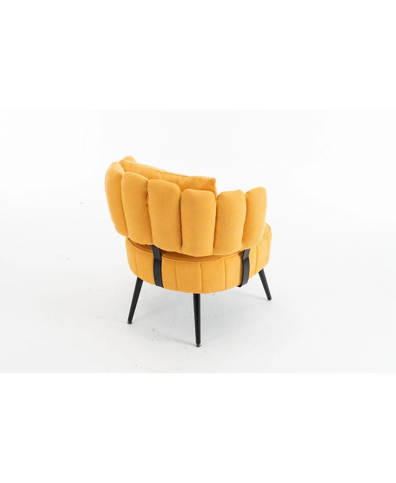 Streamdale Furniture Chenille Decorative Tub Armchair with Spring Seat Cushion