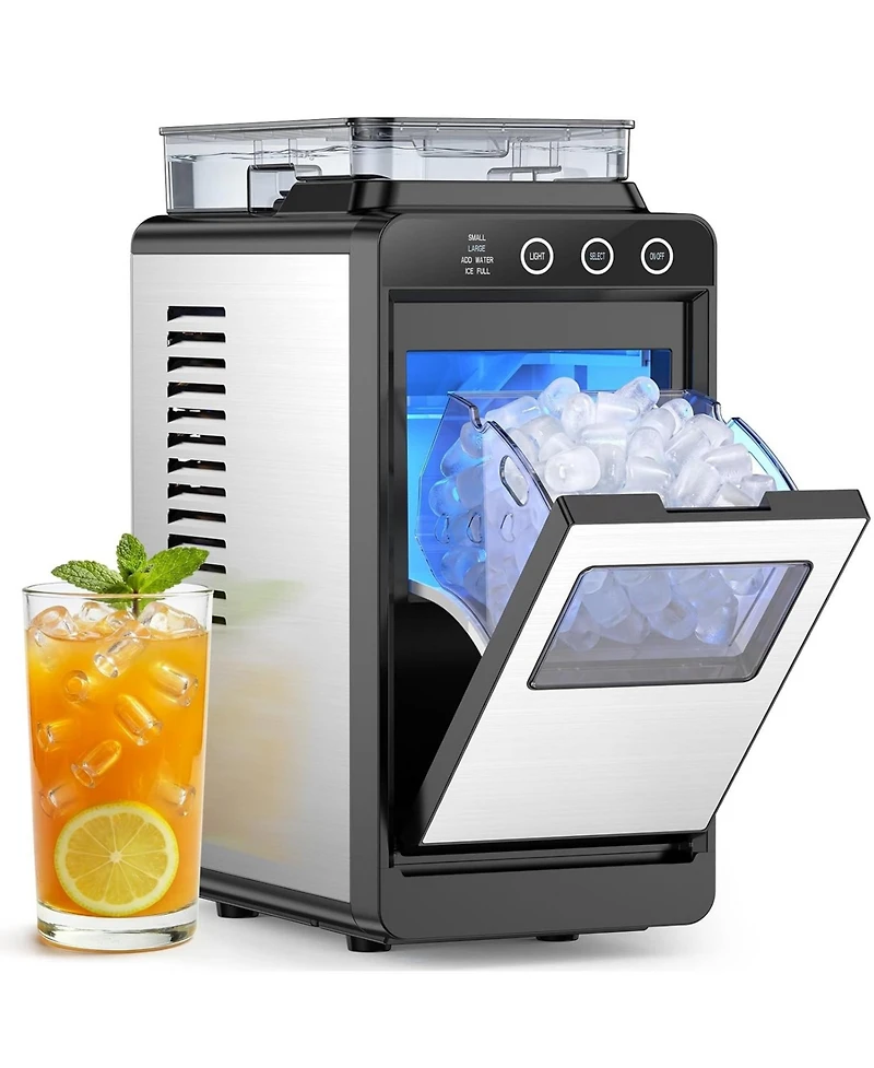 Cowsar Portable Ice Maker Countertop, 26Lbs/24H, Self-Cleaning