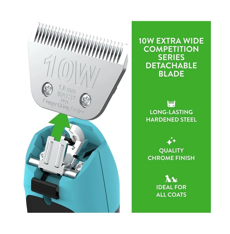 Wahl Professional Animal 10W Extra Wide Competition Series Detachable Blade