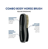 Wahl Professional Animal Equine Grooming Combo Body Horse Brush