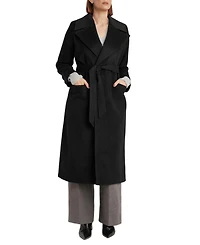 1982 Women's Pure Cashmere Wrap Belted Midi Coat