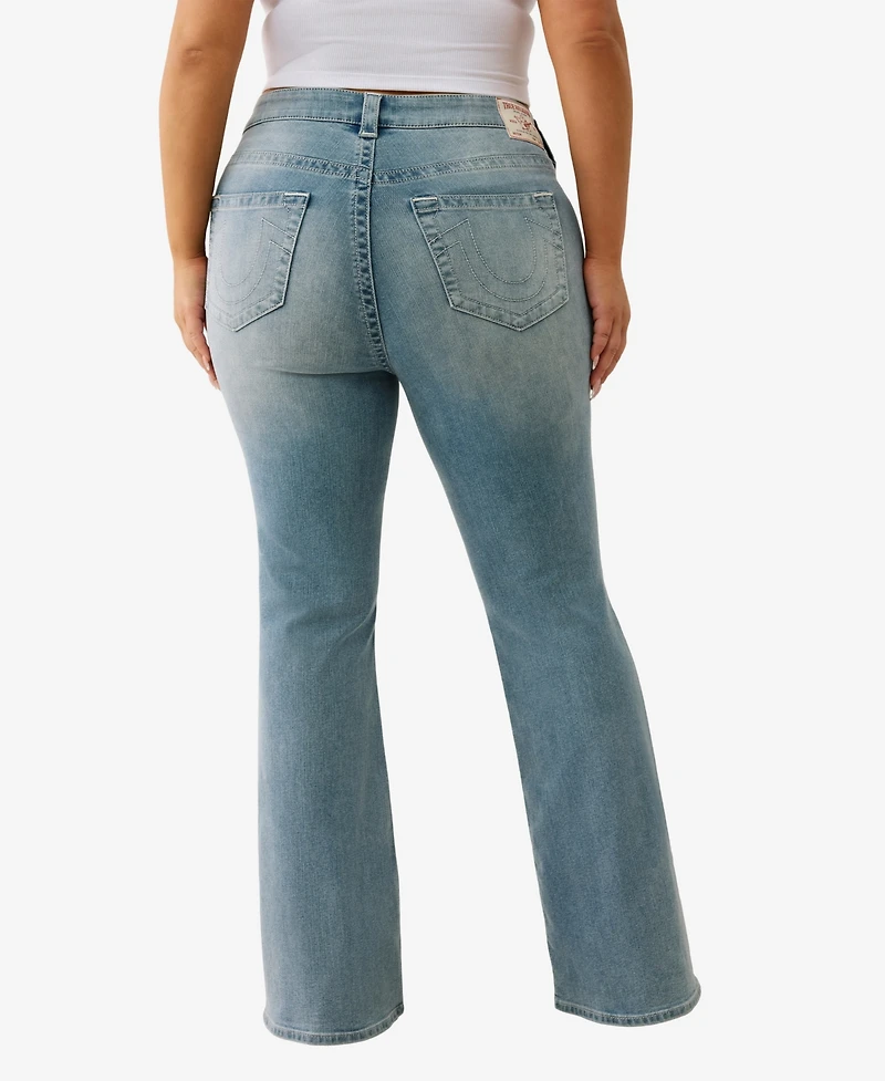 True Religion Plus Becca Bootcut Mid-Rise Jeans