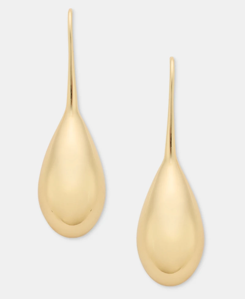 Dkny Puffy Teardrop Threader Earrings