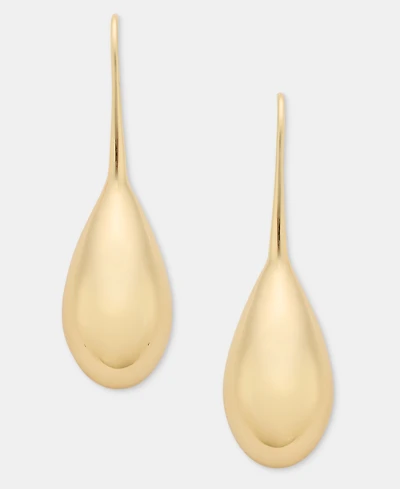 Dkny Puffy Teardrop Threader Earrings
