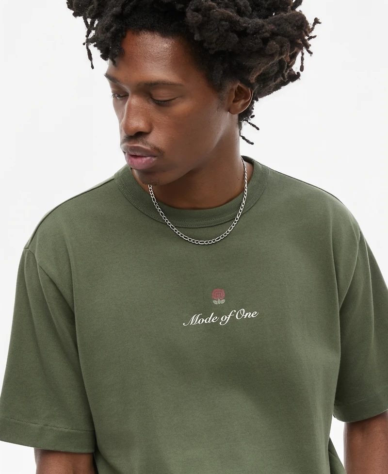Mode of One Men's Logo Graphic Crewneck T-Shirt, Macy's Exclusive