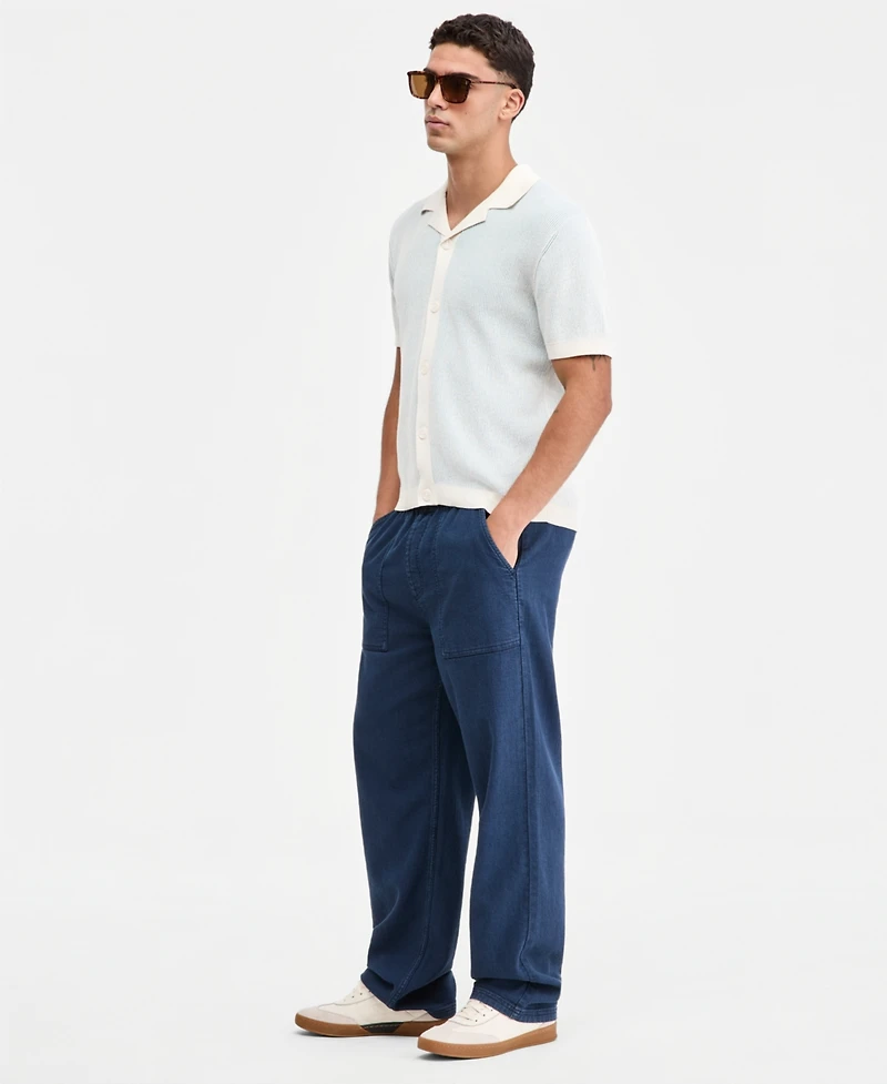 Sun + Stone Men's Indigo Loose-Fit Jeans, Macy's Exclusive