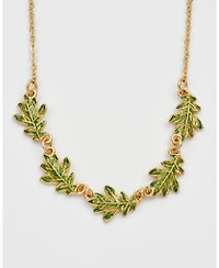 Fable England Oak Leaf Gold Choker