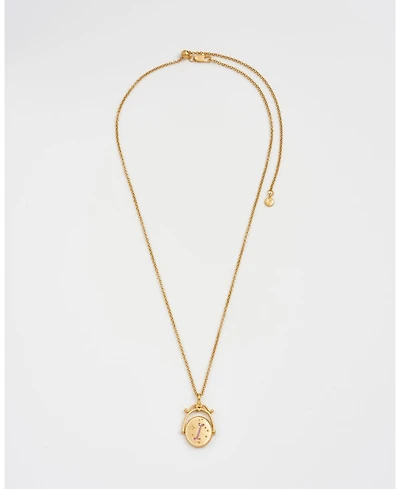 Fable England I Initial Iris Spinner Chain Necklace