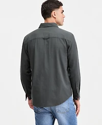 Sun + Stone Men's Steven Long-Sleeve Shirt, Macy's Exclusive