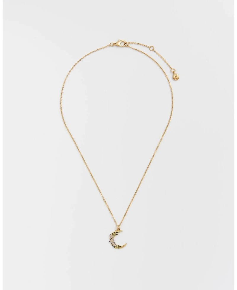 Fable England Nightshade Moon Gold Necklace