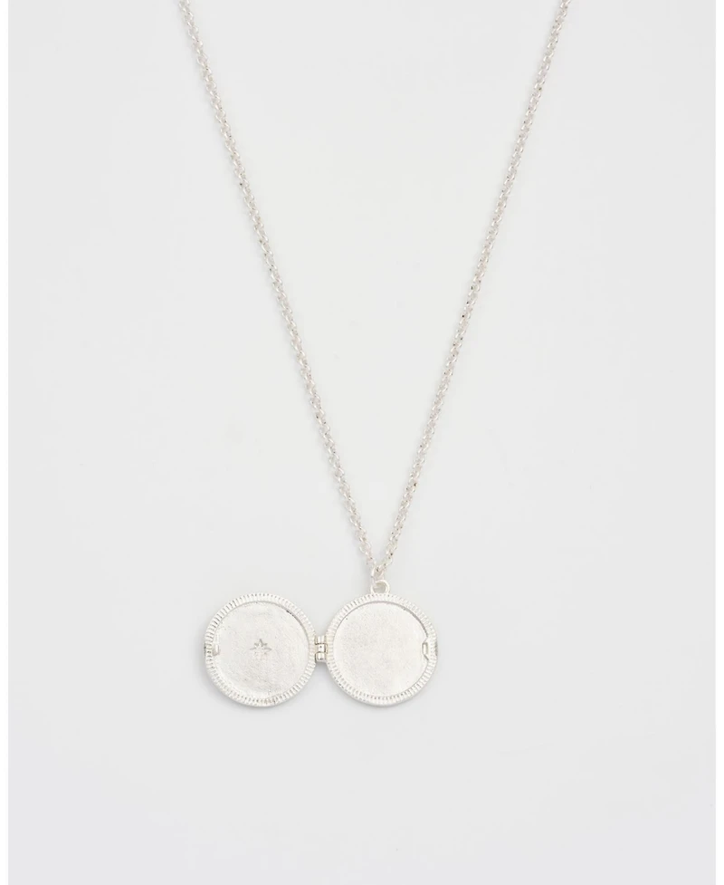 Fable England Nightshade Moon Locket Chain Necklace