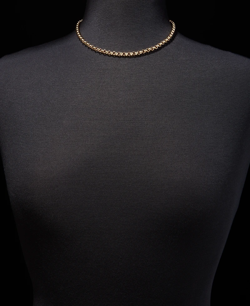 Lauren Ralph Gold-Tone 16" Chain Collar Necklace