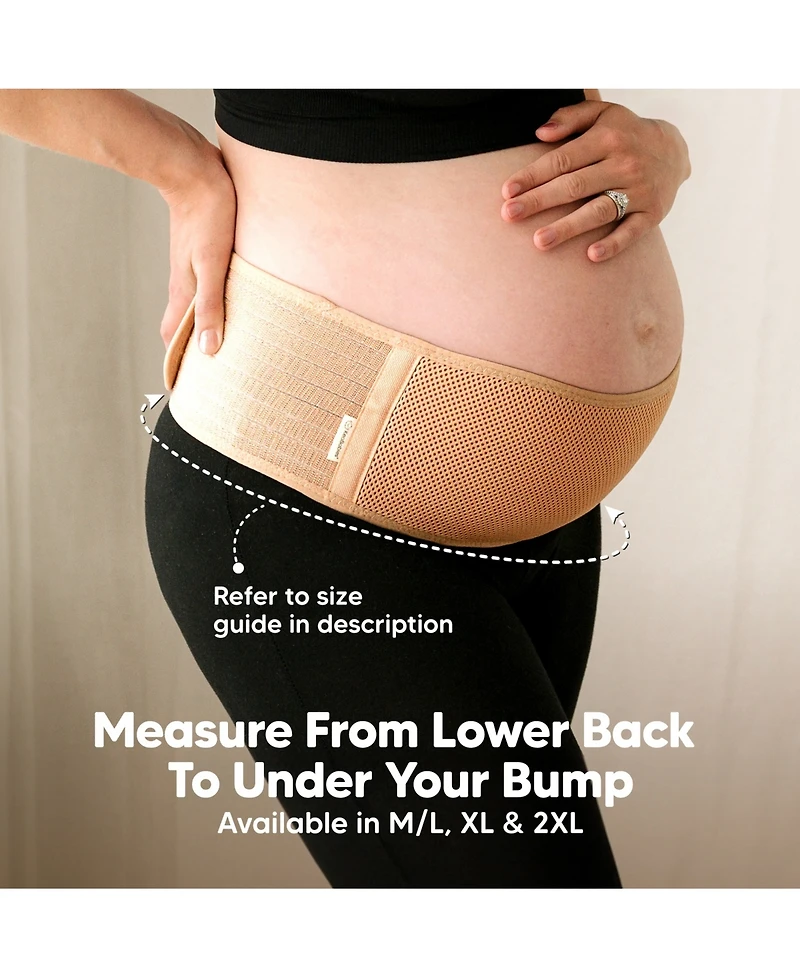 KeaBabies Maternity Belly Band for Pregnancy, Soft & Breathable Pregnancy Support Belt