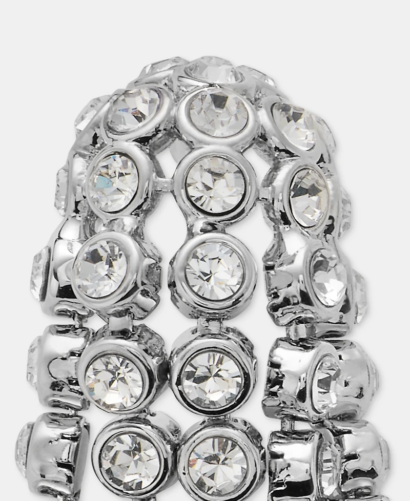 Givenchy Crystal Fringe Stud Earrings