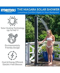 Swimline HydroTools Niagara Rainfall 7 Foot Adjustable Outdoor Solar Shower