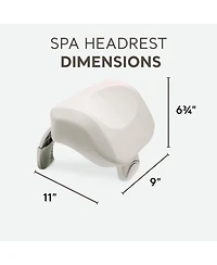 Intex 28505E PureSpa Cushioned Foam Headrest Pillow Hot Tub Spa Accessory, White