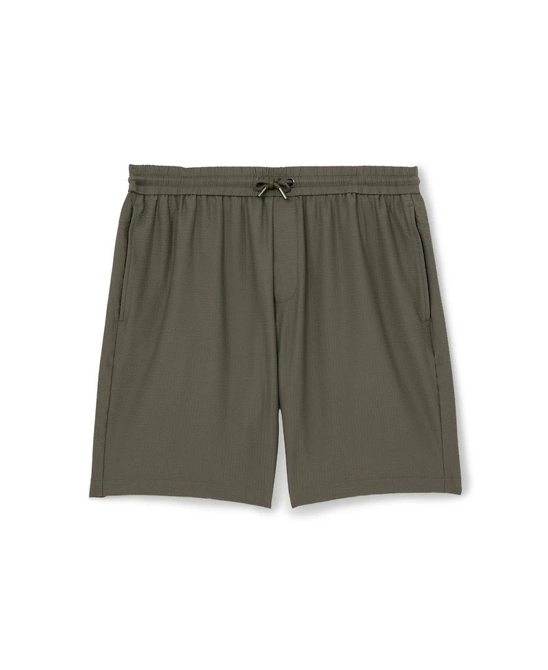 Reiss Men's Ajay Drawstring Seersucker Shorts
