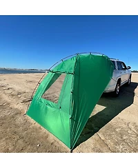 Kamp-Rite Outdoor Shade Camping Awning for Suv Sport Vehicle & Carry Bag, Green