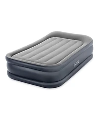 Intex Dura Beam Deluxe Pillow Raised Air Mattress Bed with Built In Pump