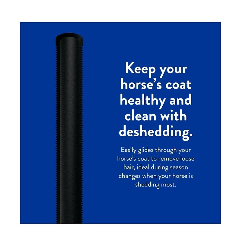 Wahl Professional Animal Equine Grooming Horse Shedding Tool - Contoured Horse Shed Tool - Removes Hair and Dirt