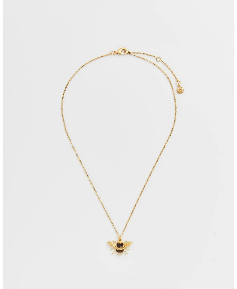 Fable England Honey Bee Enamel Necklace