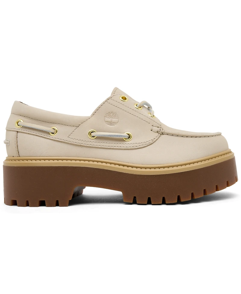 Timberland Women's Stone Street Platform Boat Shoes from Finish Line