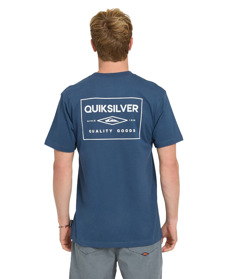 Quiksilver Men's Classic Graphic Short-Sleeve Cotton T-Shirt