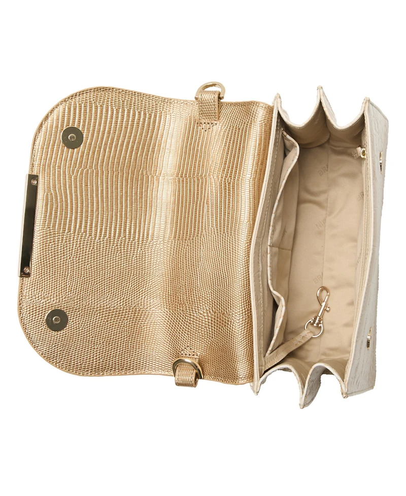 Brahmin Hallie Mosaic Small Satchel Handbag