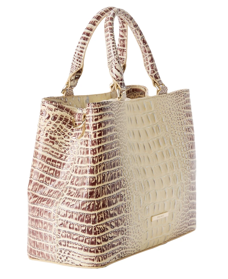 Brahmin Denise Medium Leather Satchel Handbag