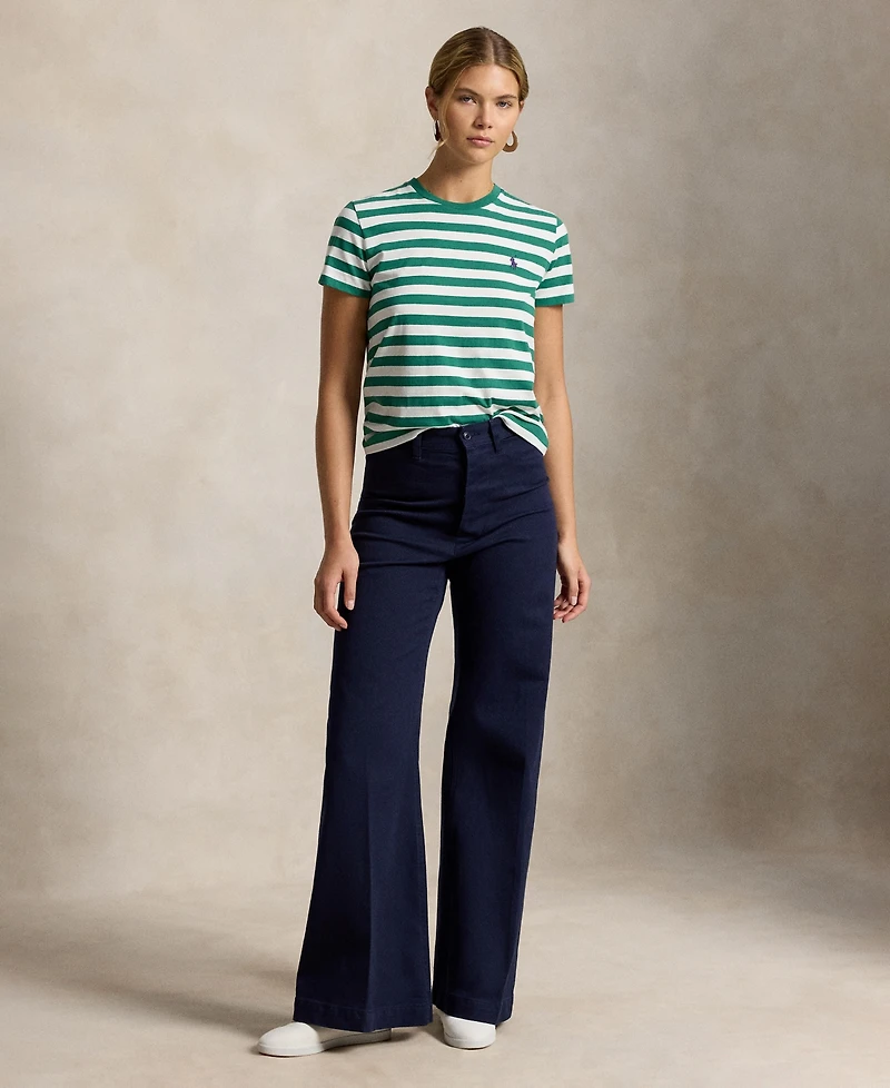 Polo Ralph Lauren Women's Striped Crewneck Short-Sleeve T-Shirt