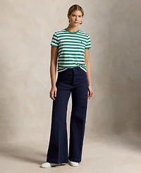 Polo Ralph Lauren Women's Striped Crewneck Short-Sleeve T-Shirt