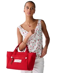 kate spade new york Strawberry Canvas Dash Large Tote Handbag