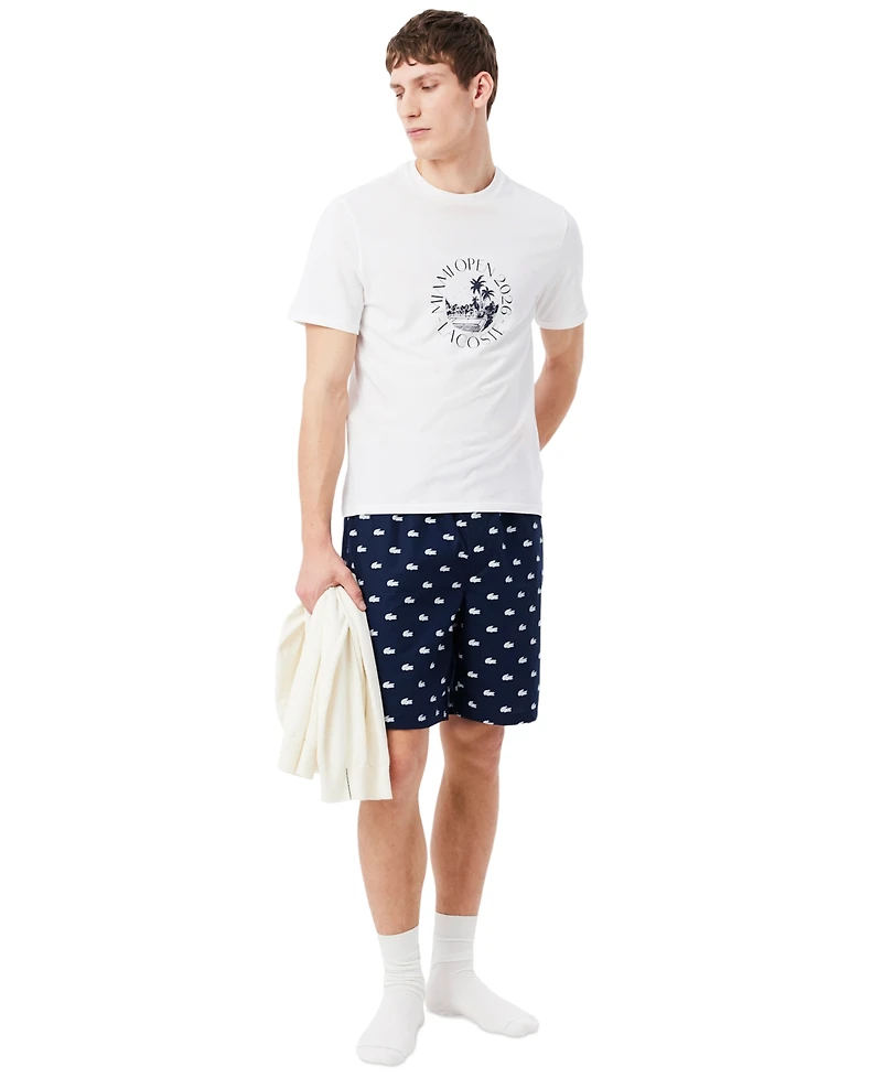 Lacoste Men's Short-Sleeve T-Shirt and Shorts, 2-Piece Set