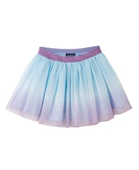 Andy & Evan Toddler (2T-6X) Ombre Tie Front Tee and Tutu Skirt Set