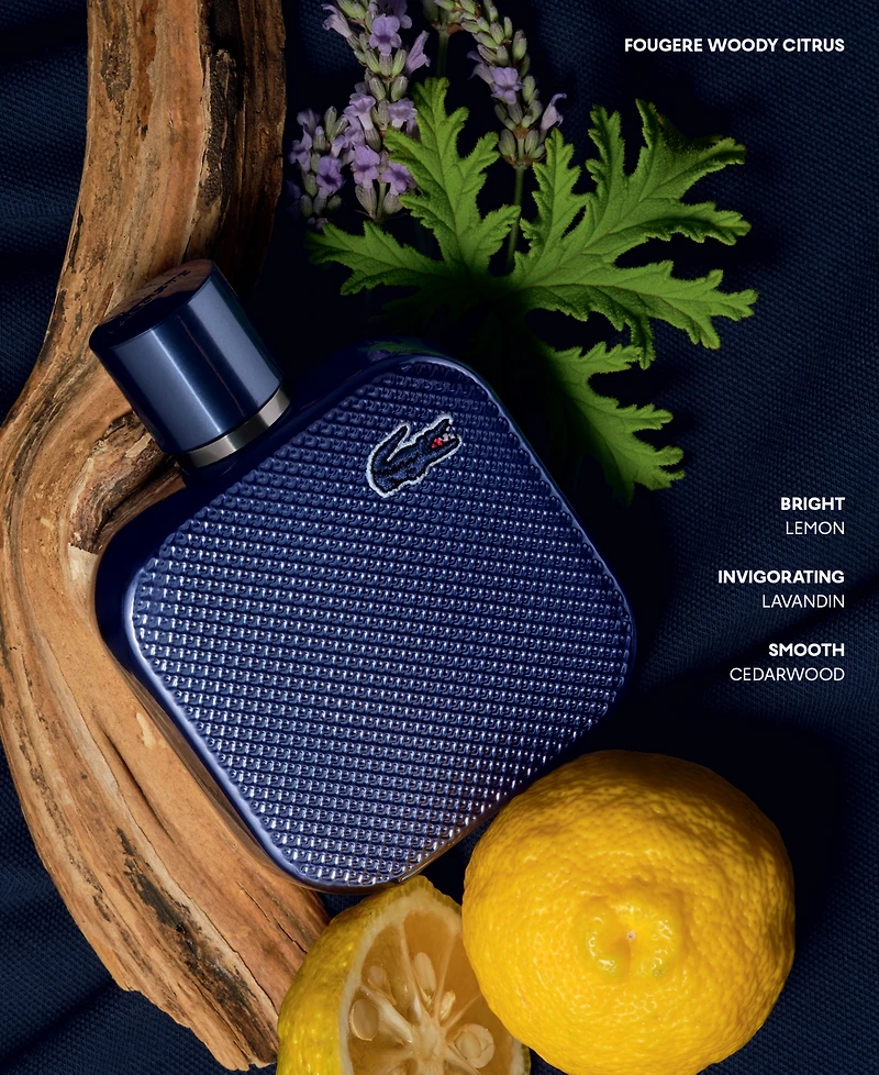Lacoste L.12.12 Bleu Eau de Parfum Spray, 3.3 oz.