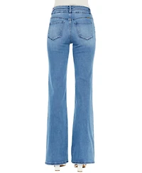 KanCan Essential Women's Onyx Ultra High Rise Wide Flare Jeans