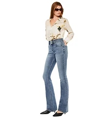 KanCan Women's Raven High Rise Skinny Bootcut Jeans