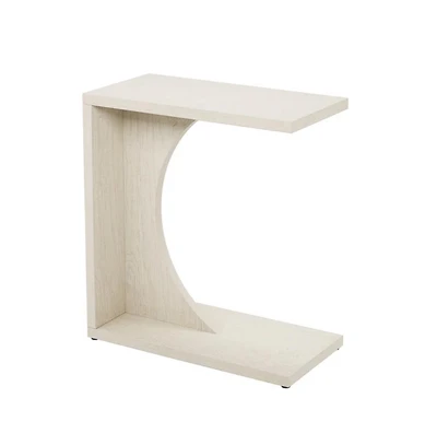 Slickblue Sofa Side Table C-Shaped End for Couch Convenience and Style