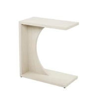 Slickblue Sofa Side Table C-Shaped End for Couch Convenience and Style