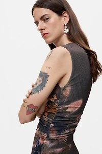 Desigual Women's Printed knit dress