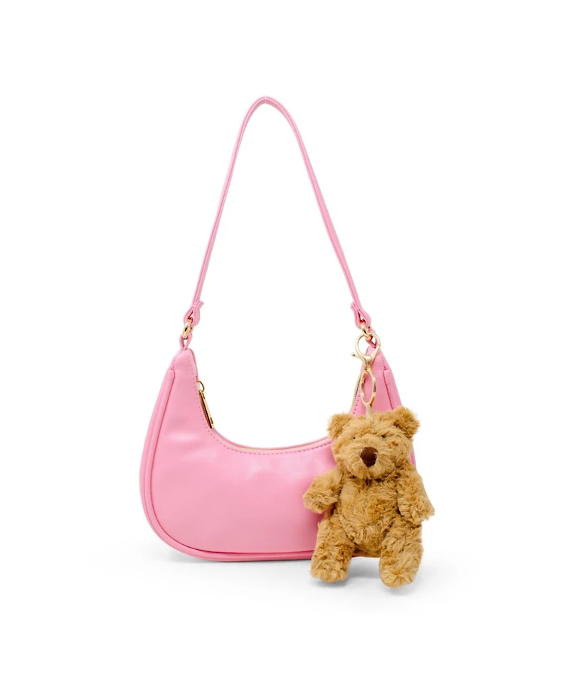 Zomi Gems Girls Teddy Bear Charm Shoulder Handbag